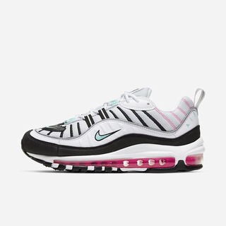 Pantofi Casual Nike Air Max 98 Dama Platină Negrii Roz | QPTA-54271